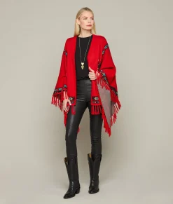 Women Lucchese Outerwear|Capes*Alpaca Fleece Cape
