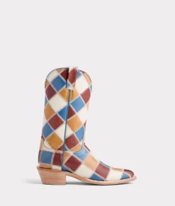 Women/BOY Lucchese Cowboy*Calico