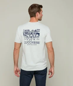Women Lucchese Tops|Tops*Cavalry Pocket Tee