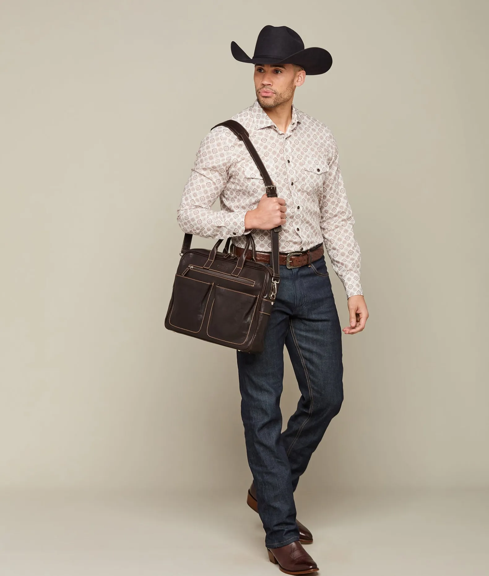 Lucchese Travel*Cosimo Briefcase