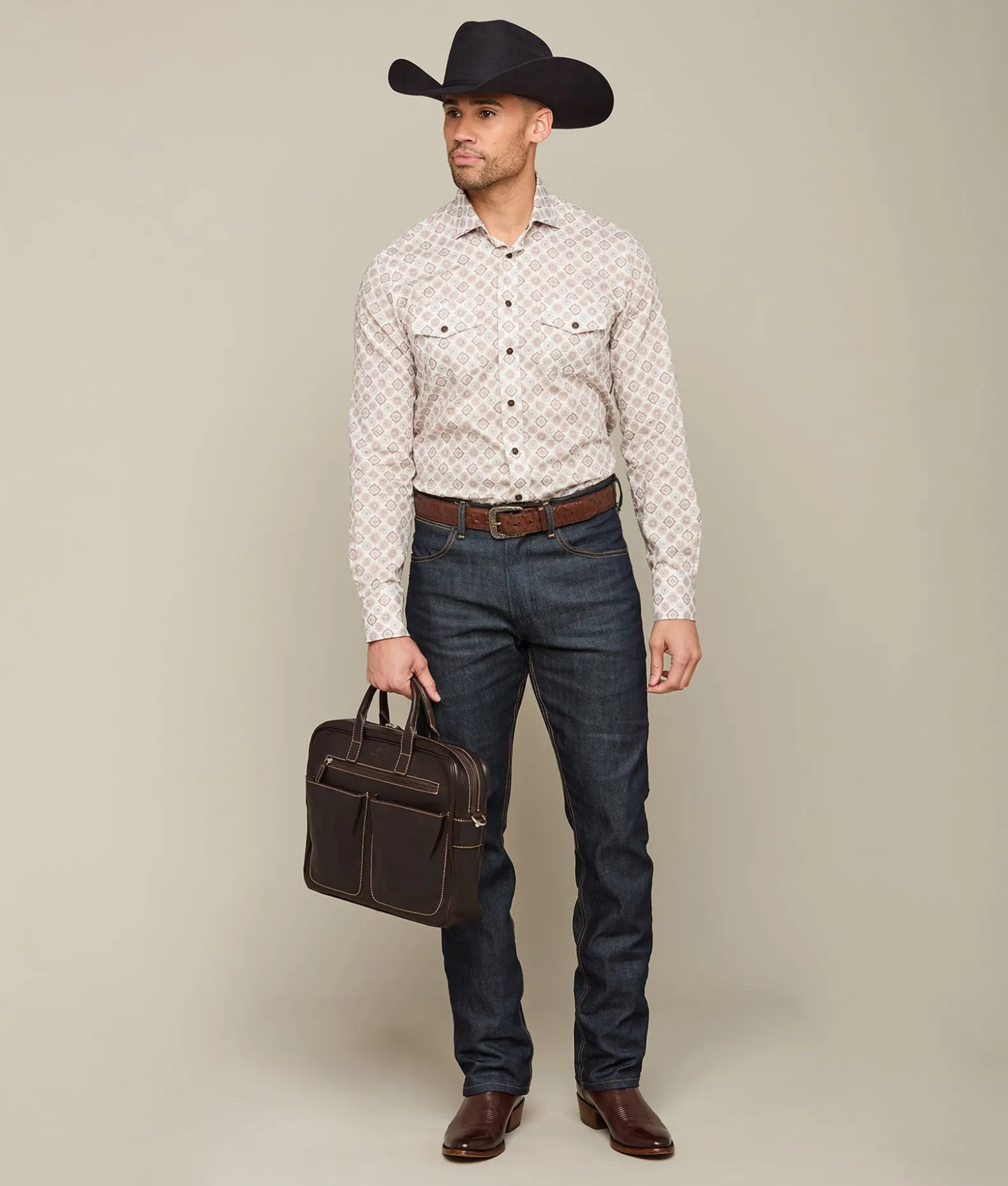 Lucchese Travel*Cosimo Briefcase