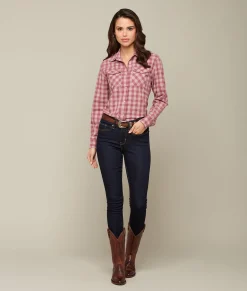 Women Lucchese Tops*Creede Flannel
