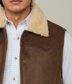 Lucchese Outerwear*Dustin Yoked Shearling Vest