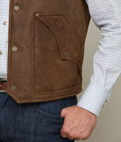 Lucchese Outerwear*Dustin Yoked Shearling Vest