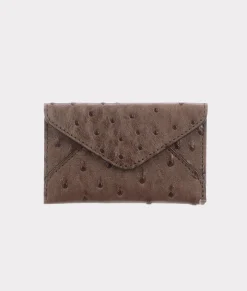 Women Lucchese Small Leather Goods|Small Leather Goods*Envelope Card Case – Ostrich