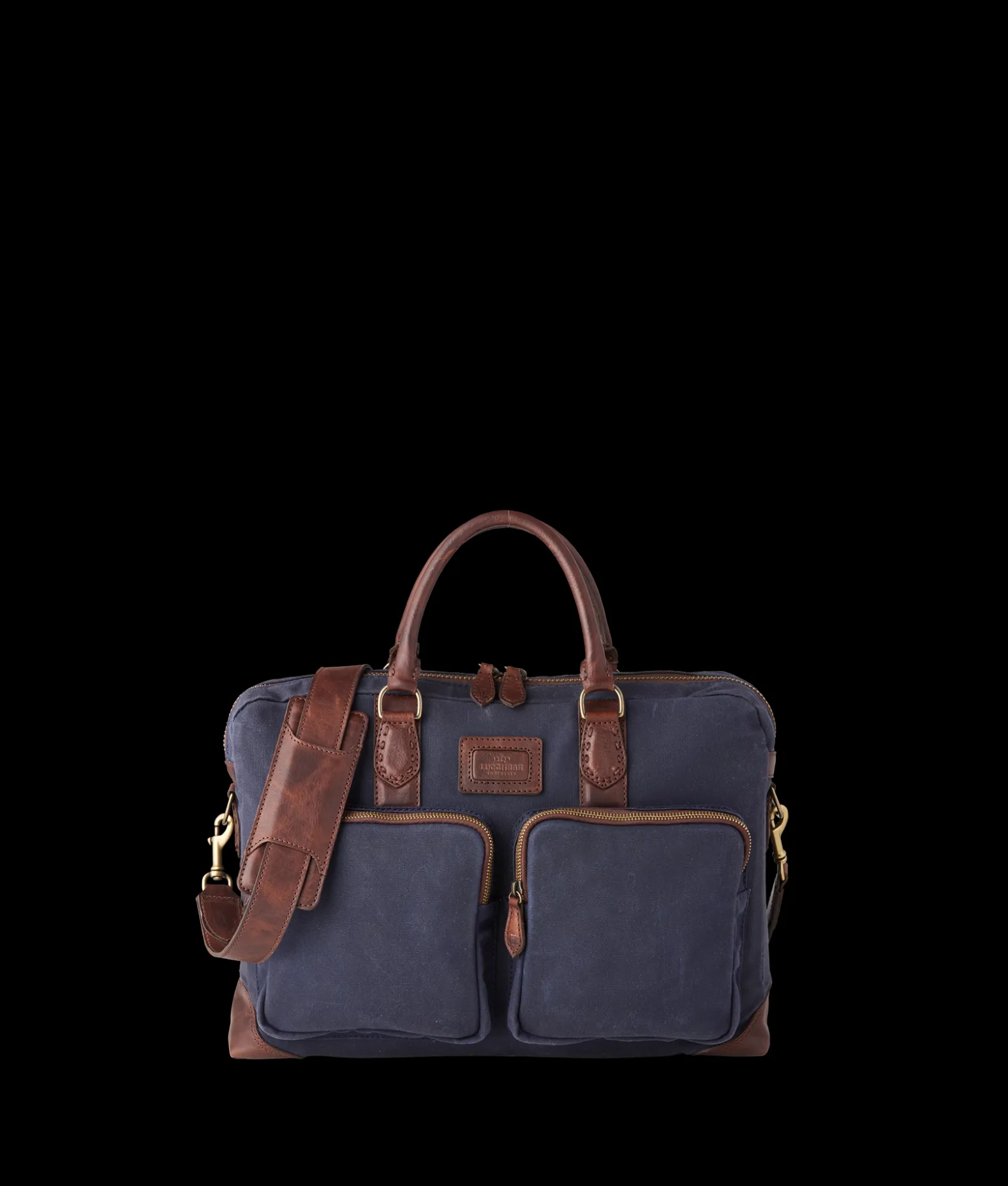 Lucchese Travel*Everyday Waxed Canvas Briefcase