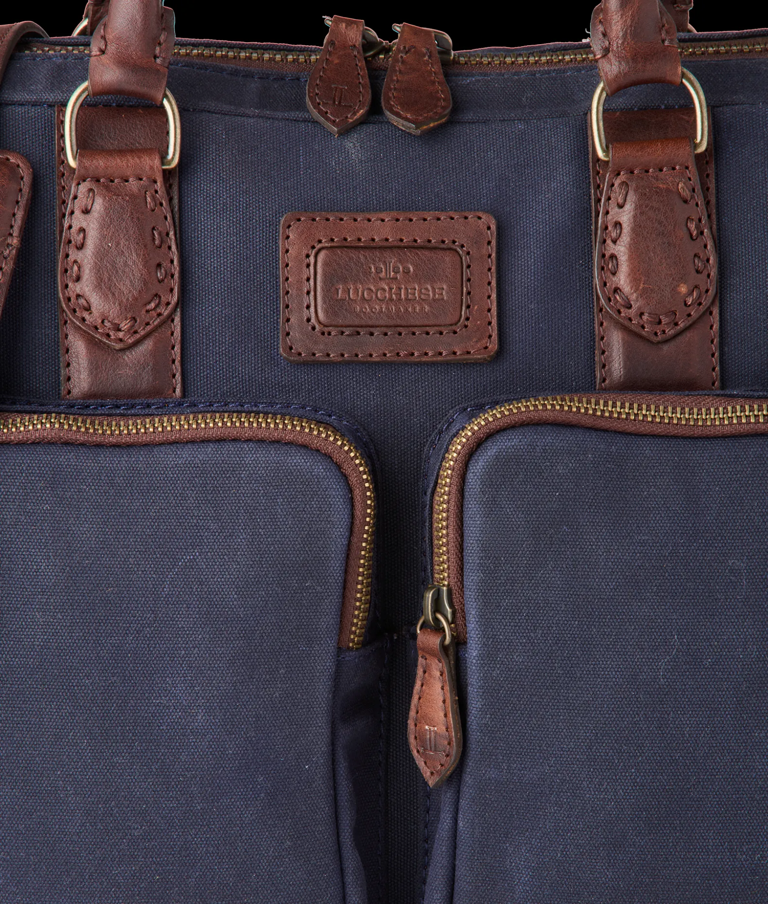 Lucchese Travel*Everyday Waxed Canvas Briefcase