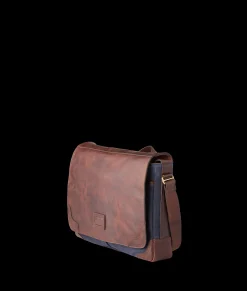Lucchese Travel*Everyday Waxed Canvas Messenger Bag