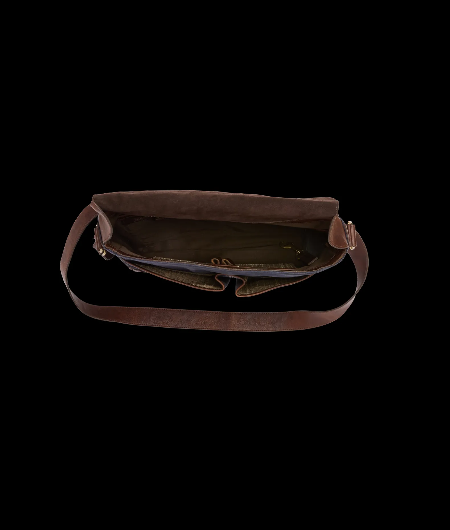 Lucchese Travel*Everyday Waxed Canvas Messenger Bag