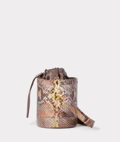 Women Lucchese Handbags*Fallon Exotic Bucket Bag
