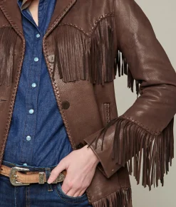 Women Lucchese Outerwear*Fringe Jacket