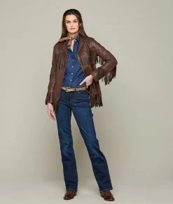 Women Lucchese Outerwear*Fringe Jacket