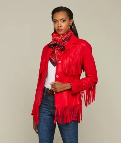 Women Lucchese Outerwear*Fringe Jacket