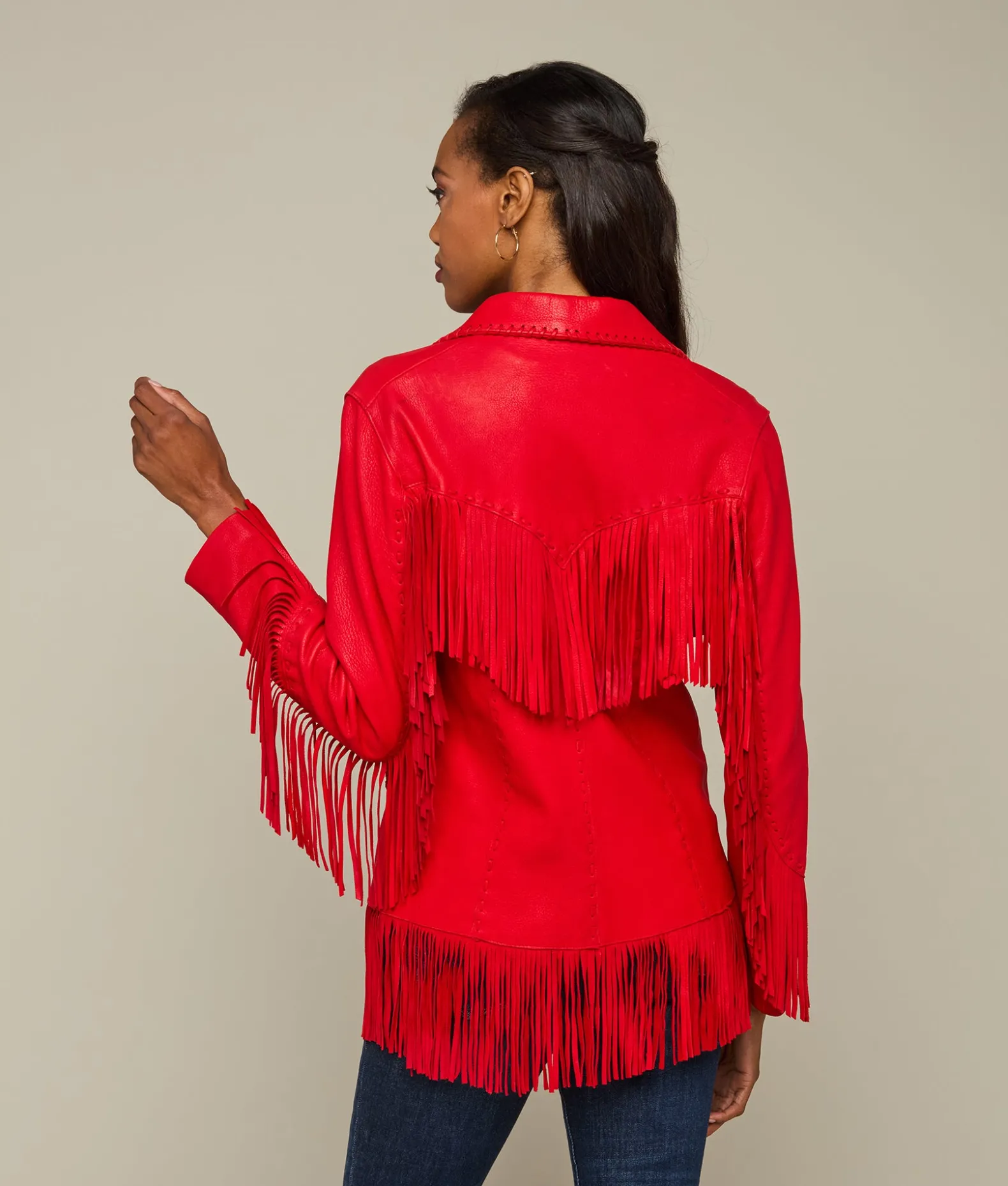 Women Lucchese Outerwear*Fringe Jacket