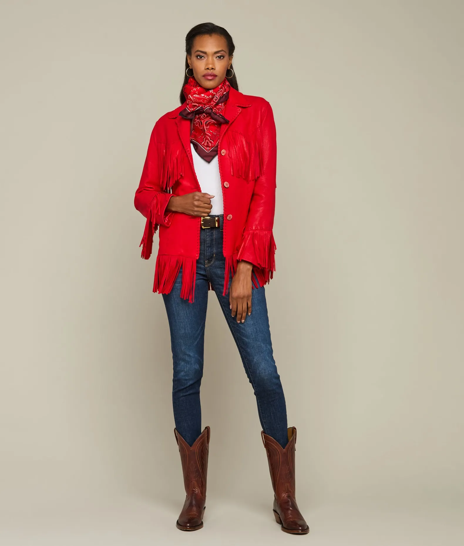 Women Lucchese Outerwear*Fringe Jacket
