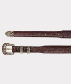 Women Lucchese Belts|Belts & Belt Accessories*Full Quill Ostrich Tapered