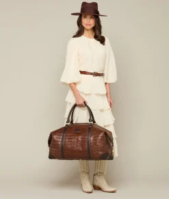 Women Lucchese Travel|Travel*Giant Gator Duffle – Large