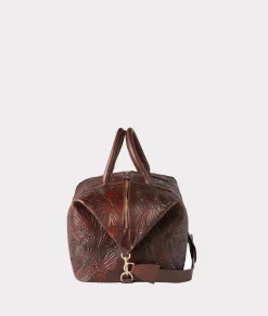 Women Lucchese Travel|Travel*Hand-Tooled Duffle
