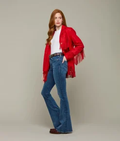 Women Lucchese Bottoms*Holly High-Rise Flare Jean