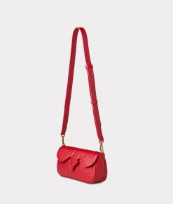 Women Lucchese Handbags*Joni Exotic Baguette
