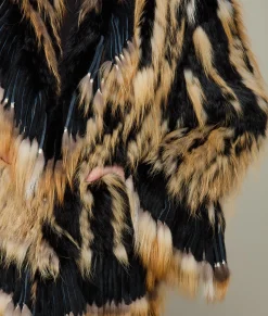Women Lucchese Furs|Outerwear*Knitted Raccoon Fringe Jacket