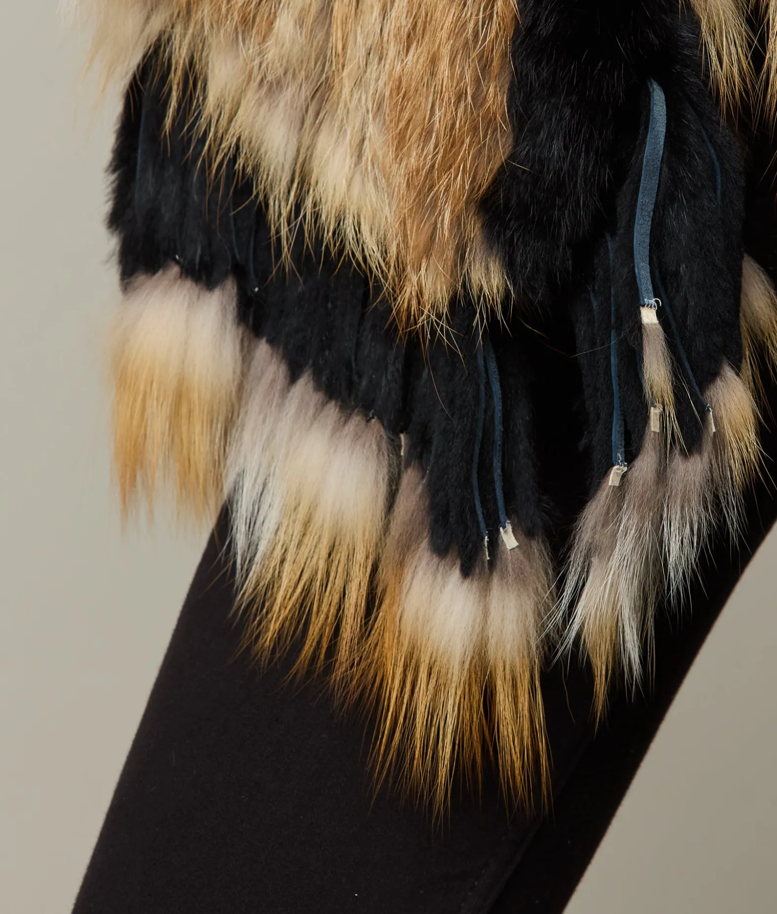 Women Lucchese Furs|Outerwear*Knitted Raccoon Fringe Jacket