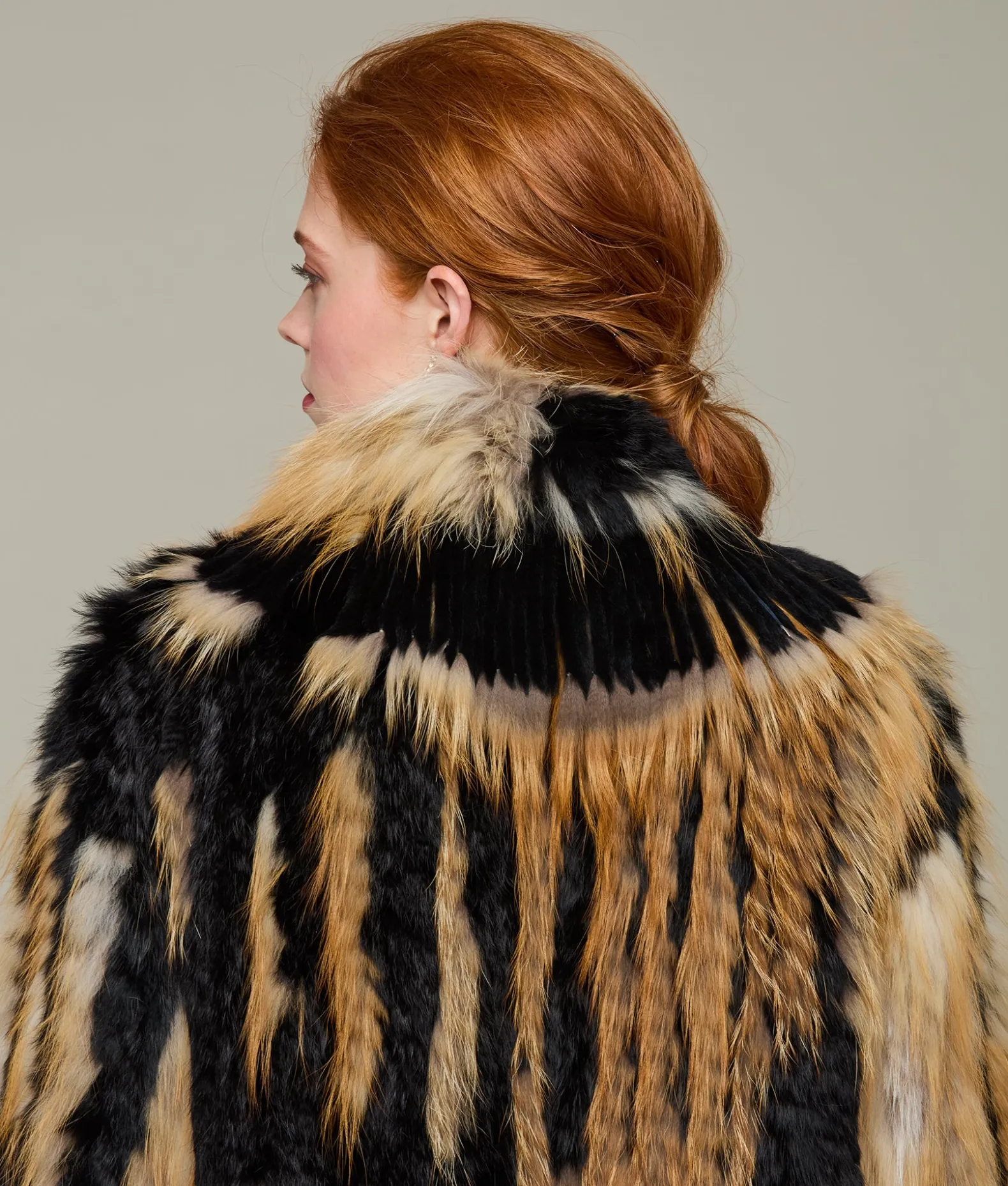Women Lucchese Furs|Outerwear*Knitted Raccoon Fringe Jacket