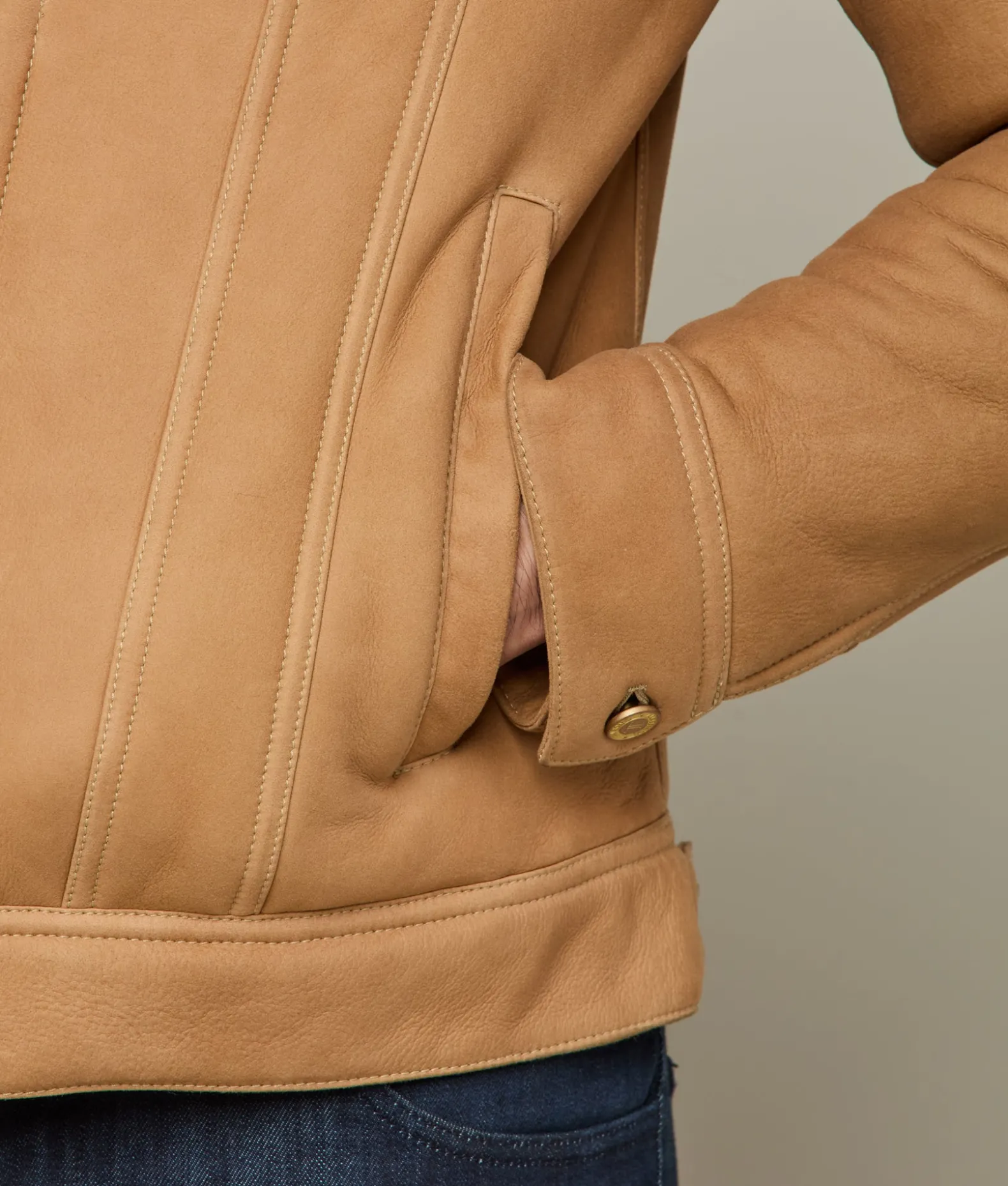 Lucchese Outerwear*Kyle Shearling Trucker Jacket