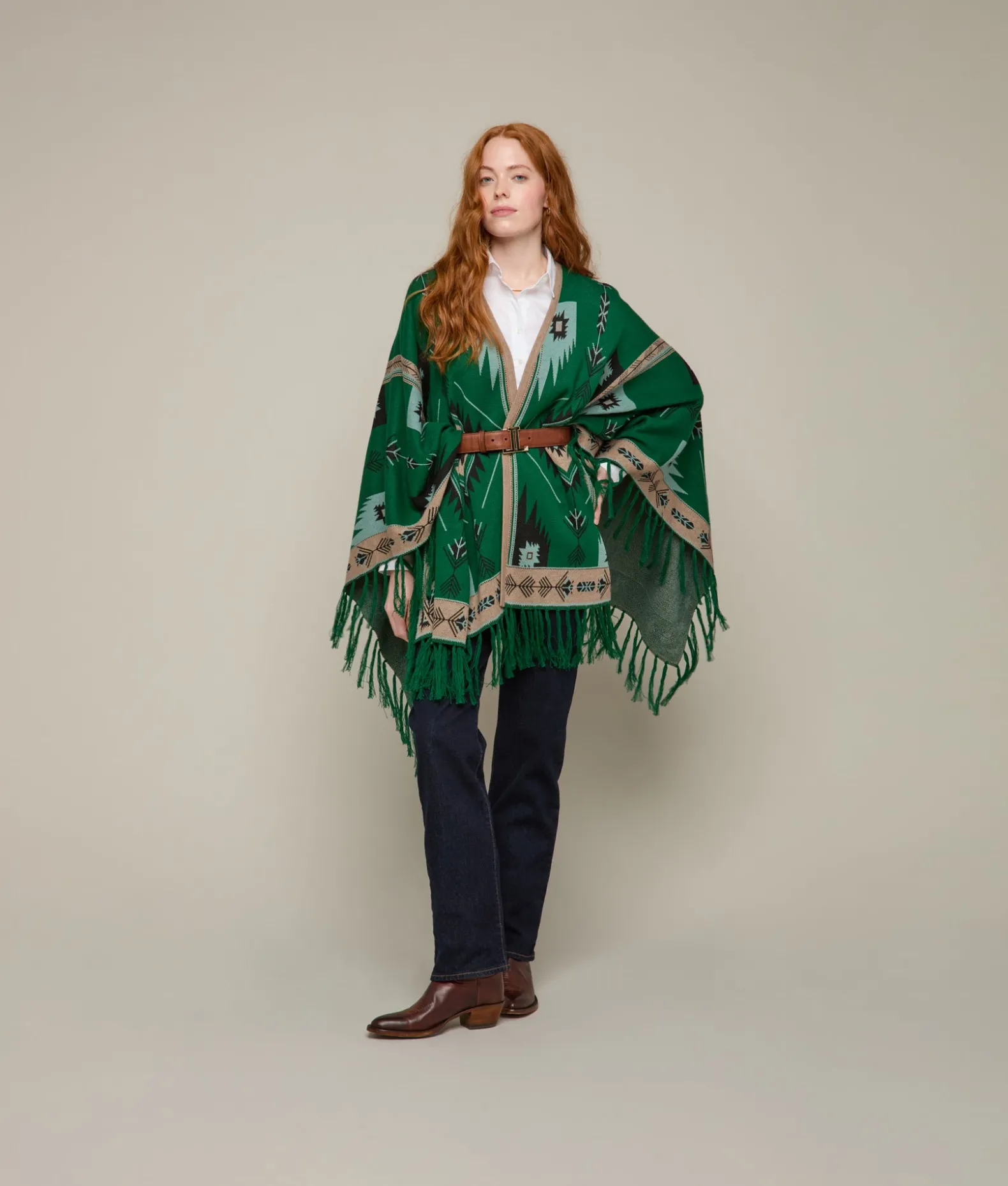 Women Lucchese Capes|Outerwear*Lightweight Alpaca Cape