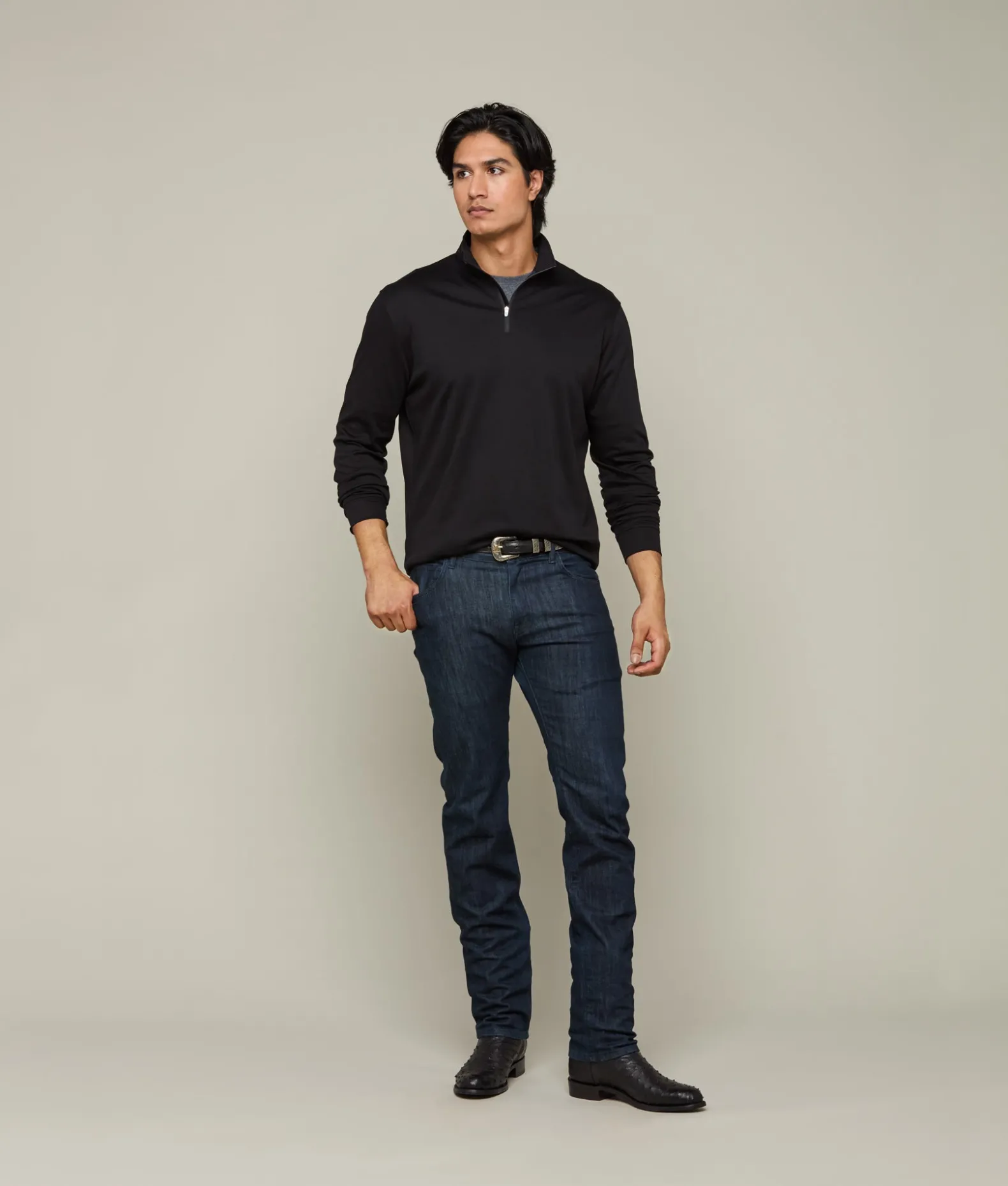 Lucchese Outerwear*Lightweight Quarter Zip