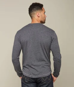 Lucchese Tops*Long Sleeve Bar Stitch Tee