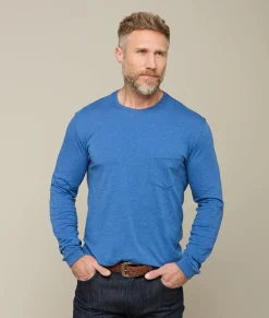 Lucchese Tops*Long Sleeve Bar Stitch Tee