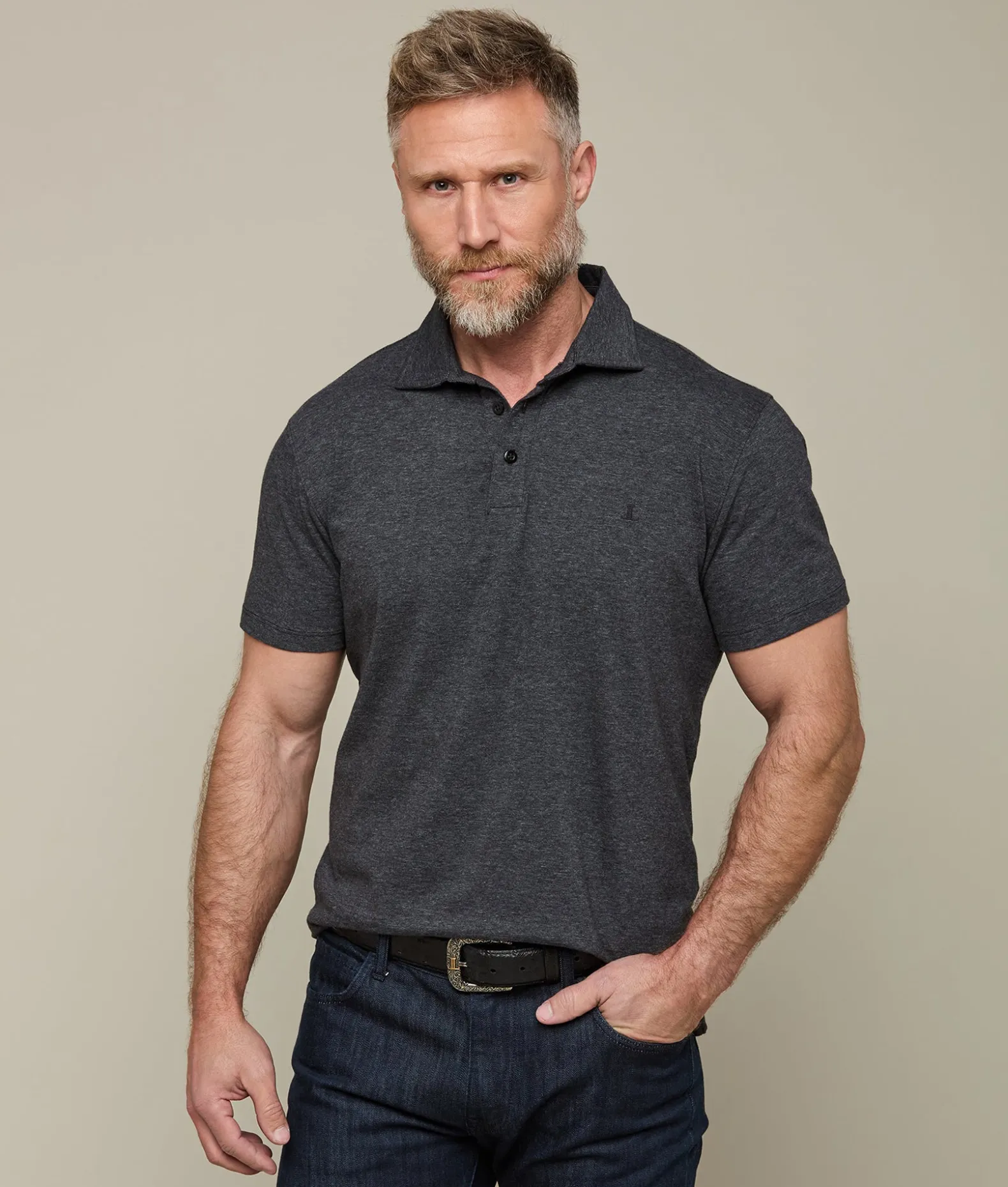 Lucchese Tops*Pima Cotton Polo