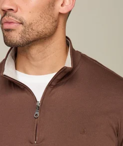 Lucchese Outerwear*Pima Cotton Quarter Zip