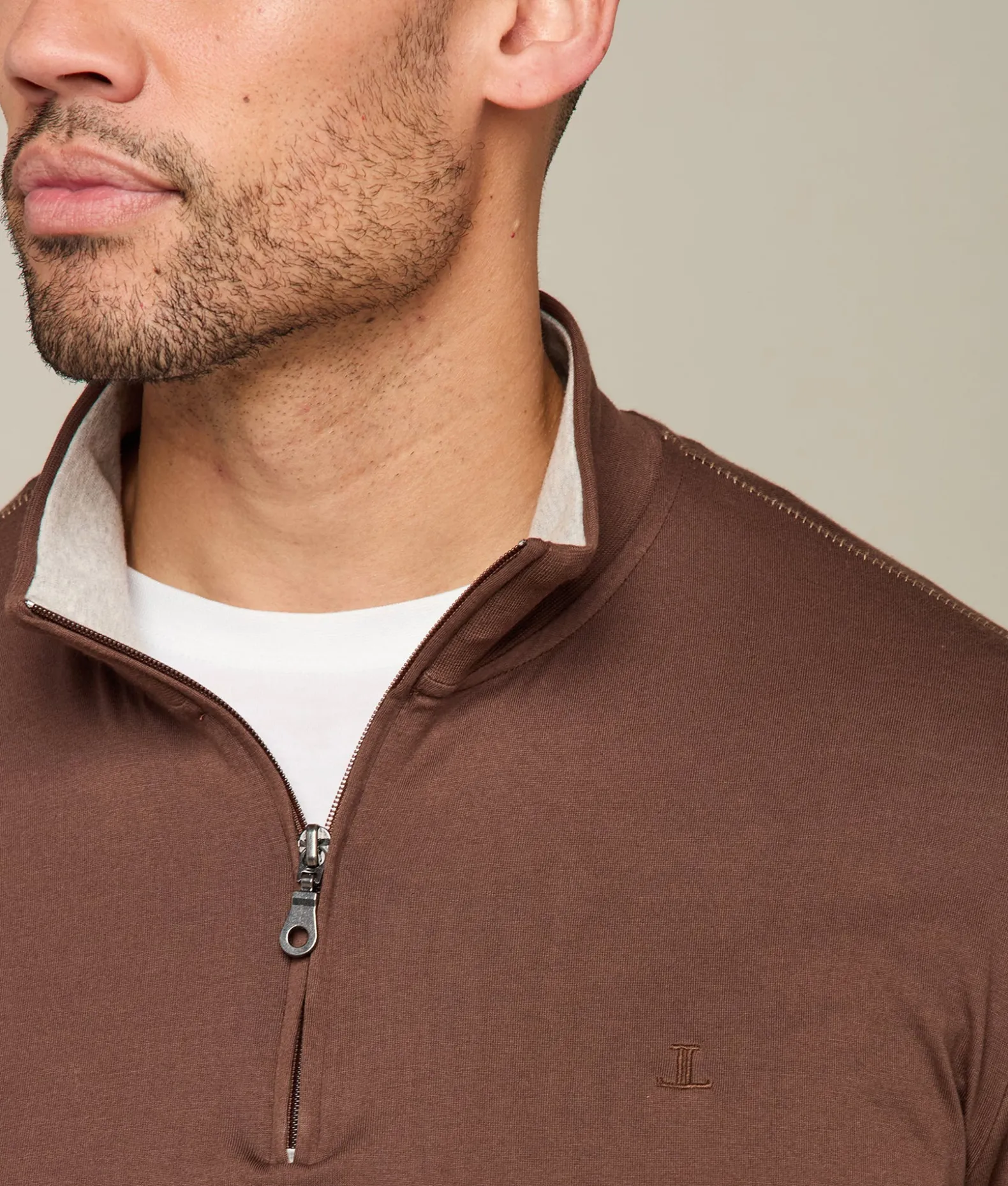 Lucchese Outerwear*Pima Cotton Quarter Zip