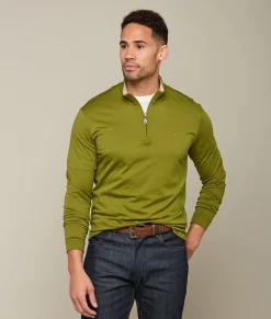 Lucchese Outerwear*Pima Cotton Quarter Zip