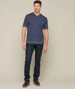 Lucchese Tops*Pima Cotton V-Neck