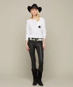 Women Lucchese Tops*Star Pocket Tee