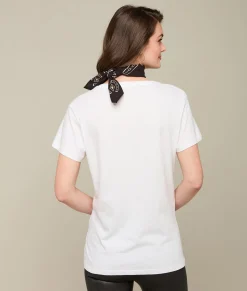 Women Lucchese Tops*Stripe Logo Tee