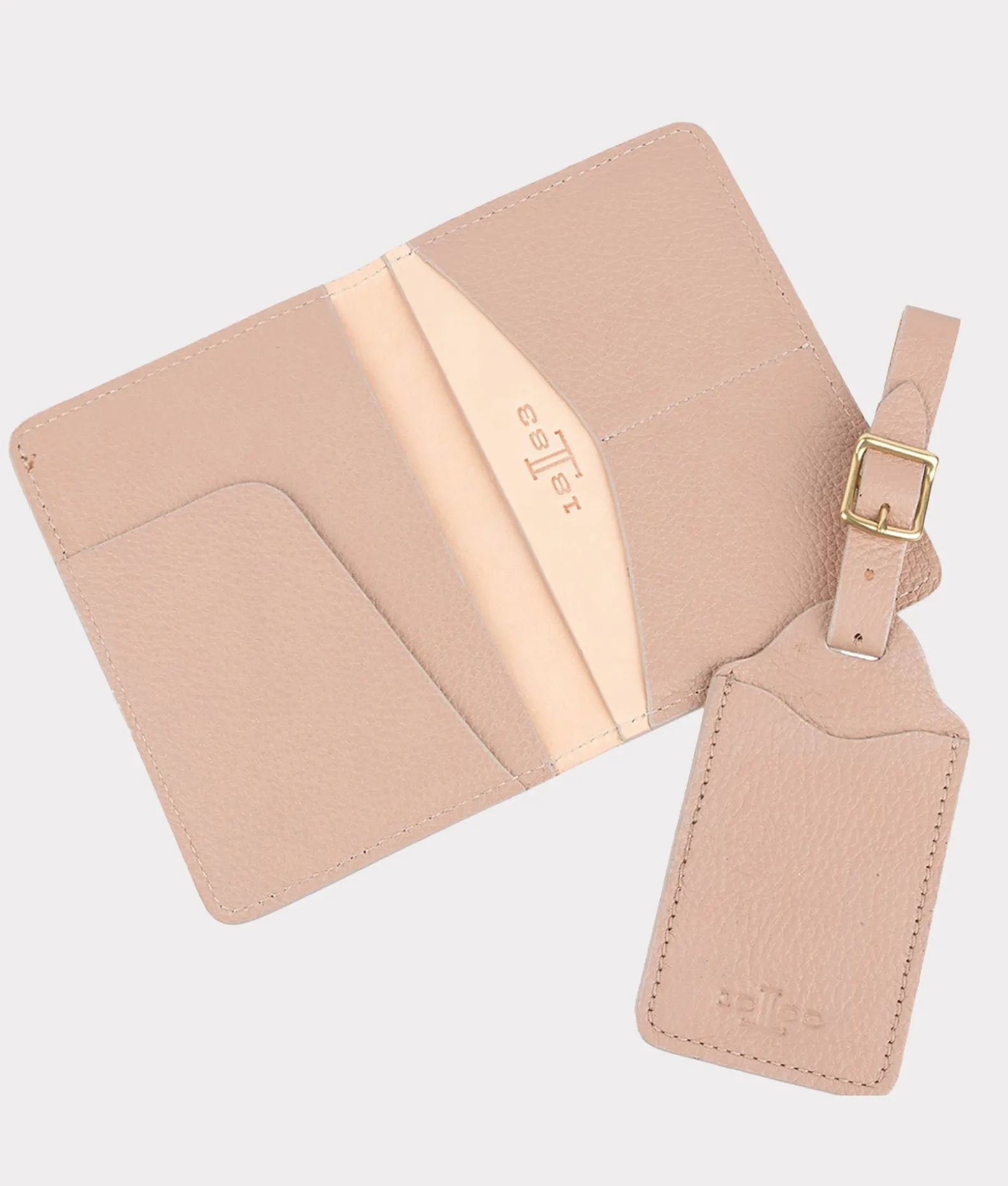 Lucchese Small Leather Goods*Luggage Tag Passport Duo