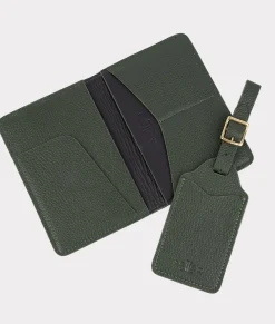 Lucchese Small Leather Goods*Luggage Tag Passport Duo