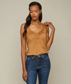 Women Lucchese Tops*Megan Coco Bias Cami