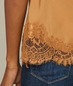 Women Lucchese Tops*Megan Coco Bias Cami