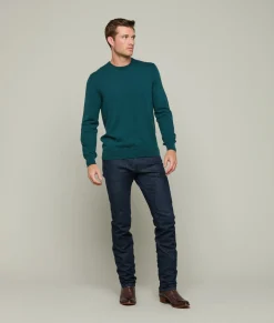 Lucchese Tops*Men's Cashmere Crewneck Sweater