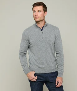 Lucchese Outerwear*Men's Cashmere Quarter Zip