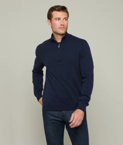 Lucchese Outerwear*Men's Cashmere Quarter Zip