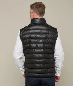Lucchese Outerwear*Men's Leather Puffer Vest