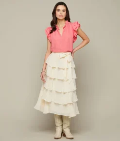 Women Lucchese Tops*Merrit Blouse