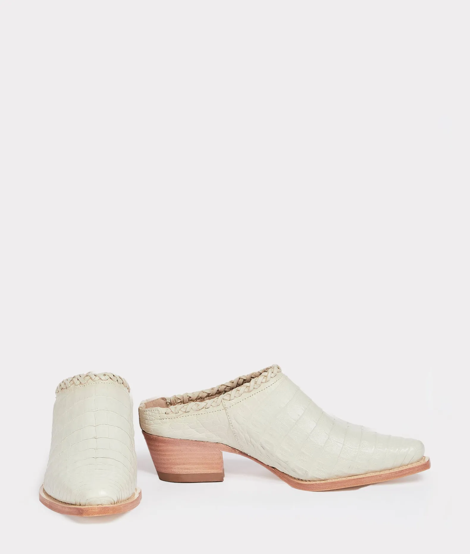 Women Lucchese Mules*Patti Exotic