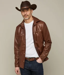 Lucchese Outerwear*Perforated Lightweight Lambskin Jacket